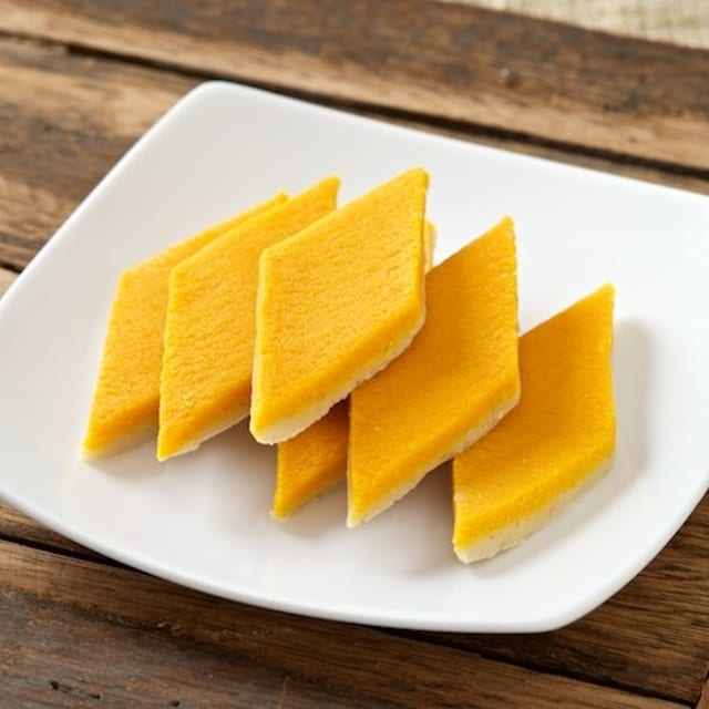 Mango Kaju Katli.