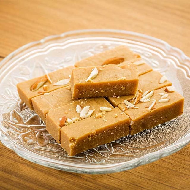 Besan Burfi.